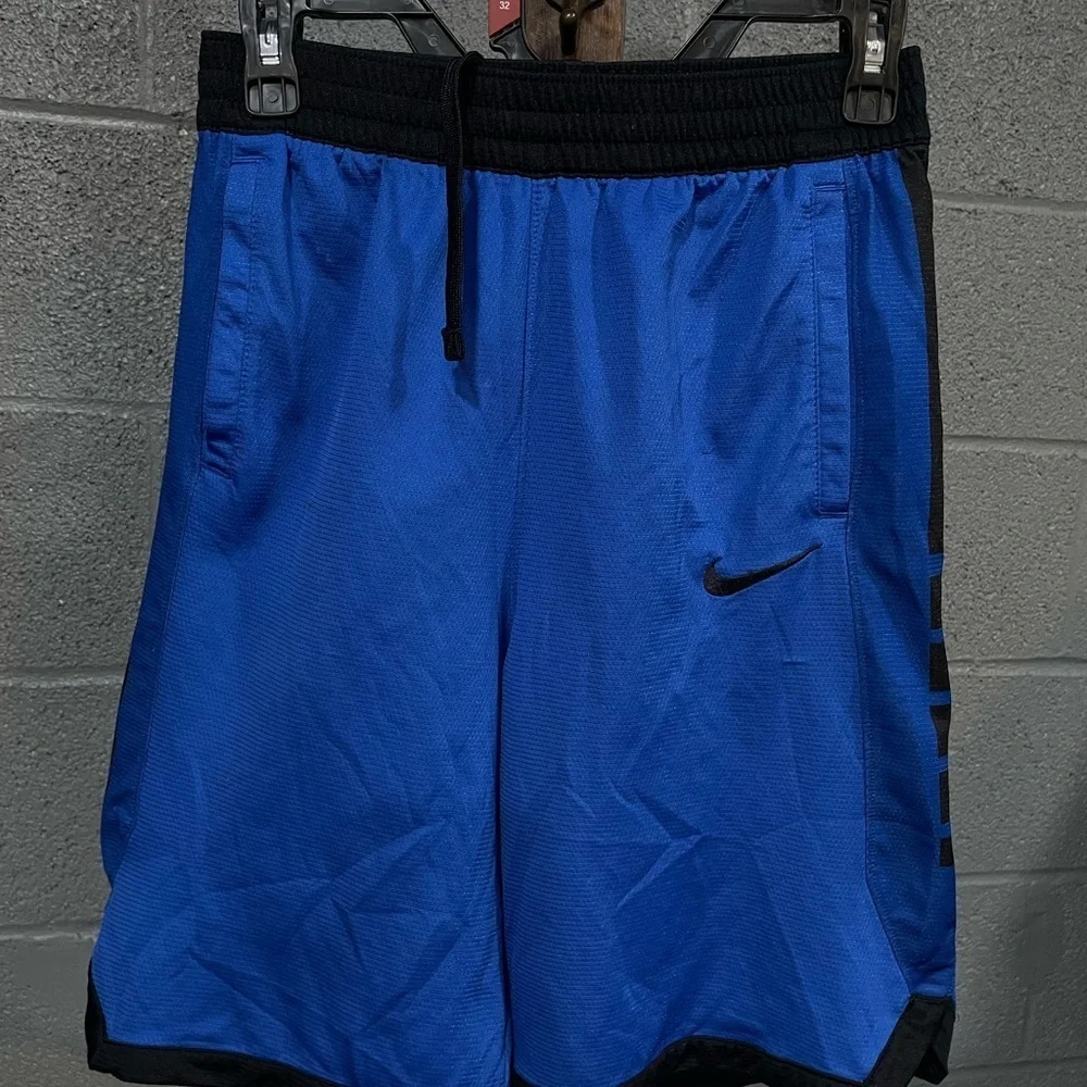 Nike boys Athletic Shorts in Blue and Black